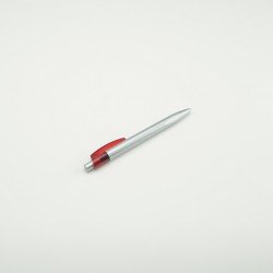 قلم بلاستيكي رصاصي- علاق أحمر